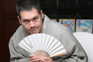 六代目神田伯山さん=東京都文京区の講談社、山本和生撮影